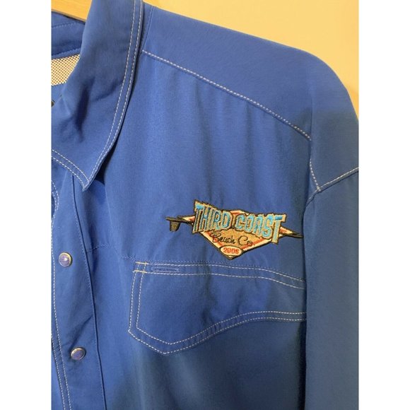 Mojo Fishing Long Sleeve Blue Third Coast Beach‎ Co Sz XL - Picture 4 of 9